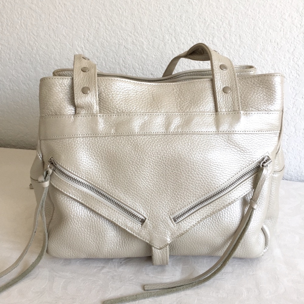 Botkier taupe zip organizer bag